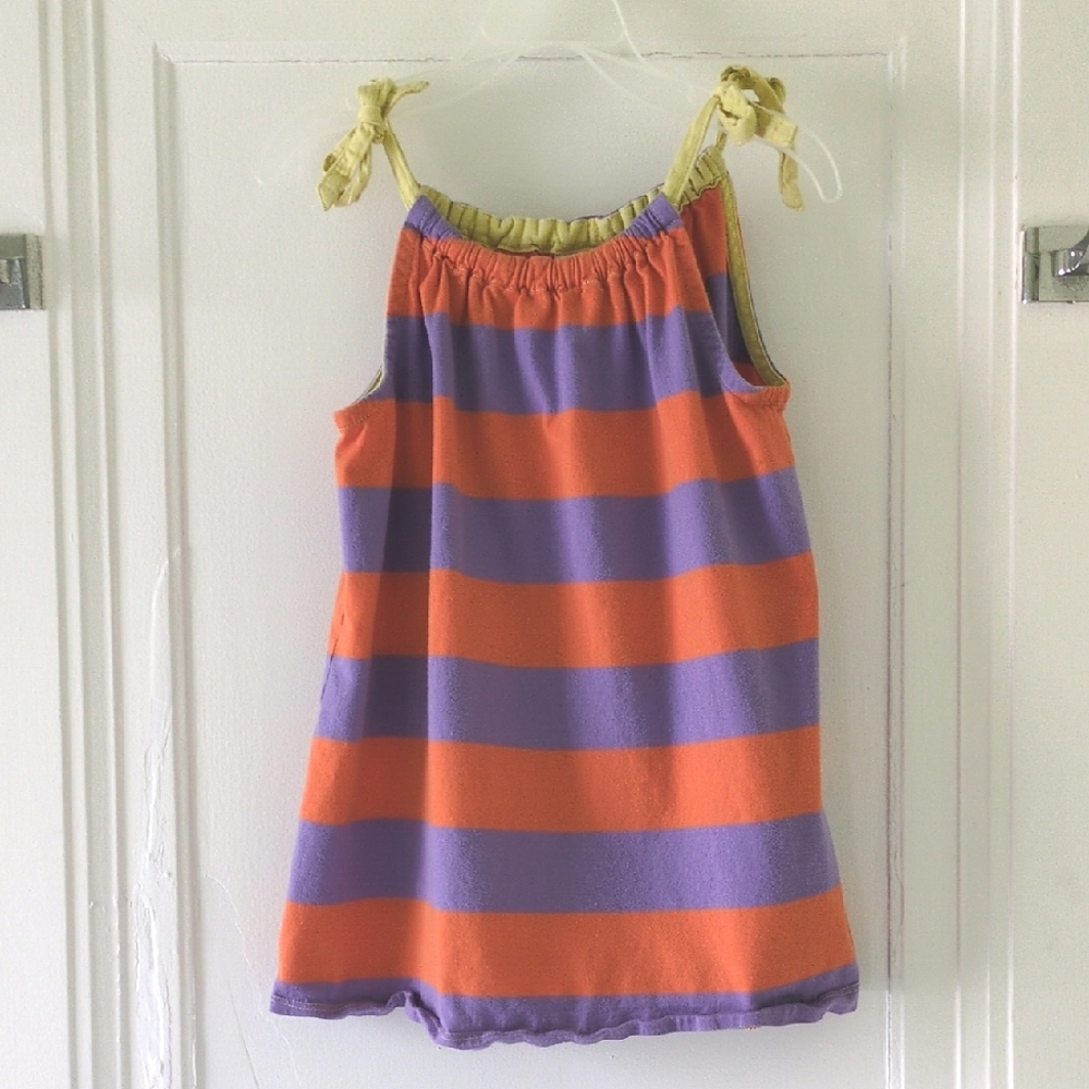 Hanna Andersson Striped Tank With Bows